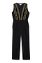 Black Embroidered Jumpsuit Petite