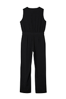 Thumbnail for Black Embroidered Jumpsuit Petite