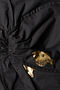 Black Dahlia Top With Gold Fish Fleck