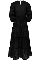 Thumbnail for Black Broderie Smock Dress