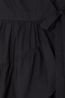 Thumbnail for Black Matilda Wrap Dress