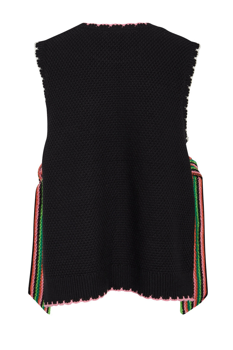 cut out of Black Osaka Vest