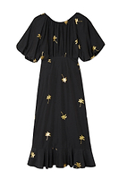 Thumbnail for Black Palm Camilla Wrap Dress