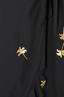 Thumbnail for Black Palm Camilla Wrap Dress