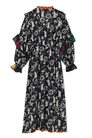 Thumbnail for Black Paradise Leopard Darcey Dress