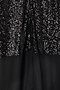 Black Sequin Lila Shirt Dress