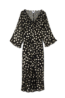 Thumbnail for Black Star Jacquard Isabella Dress Petite