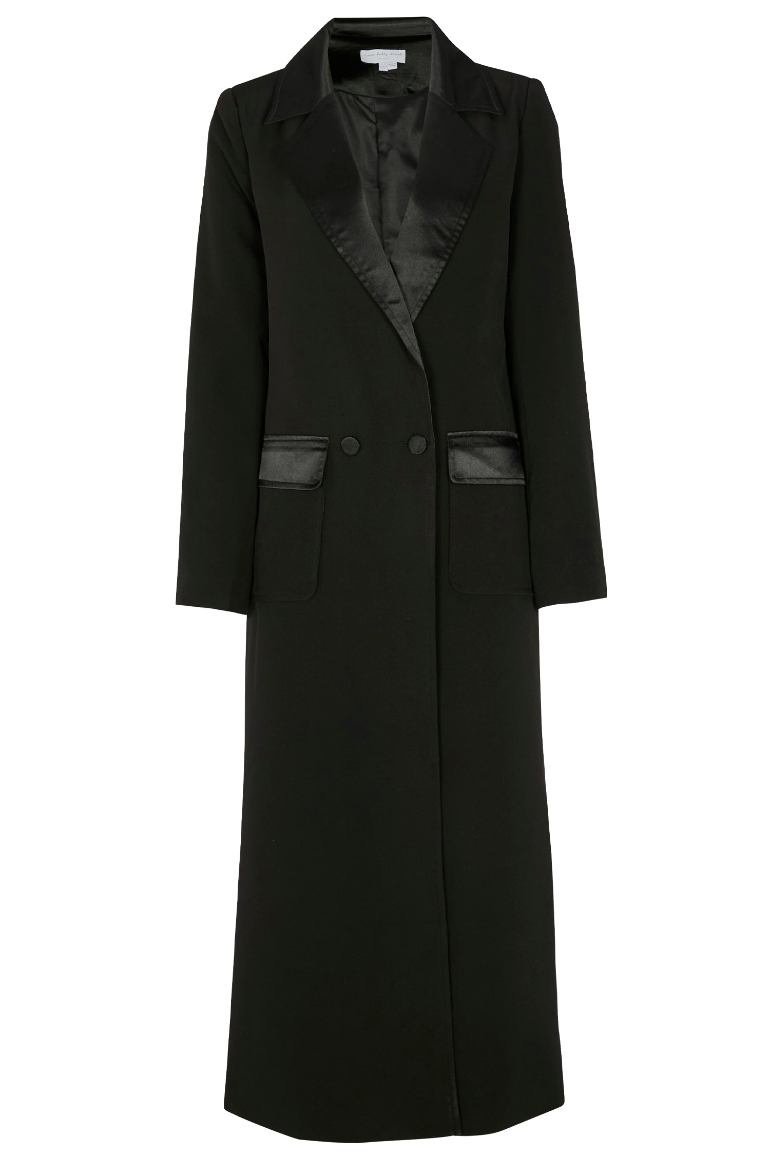 cut out of Black Satin Mix 55 Jacket