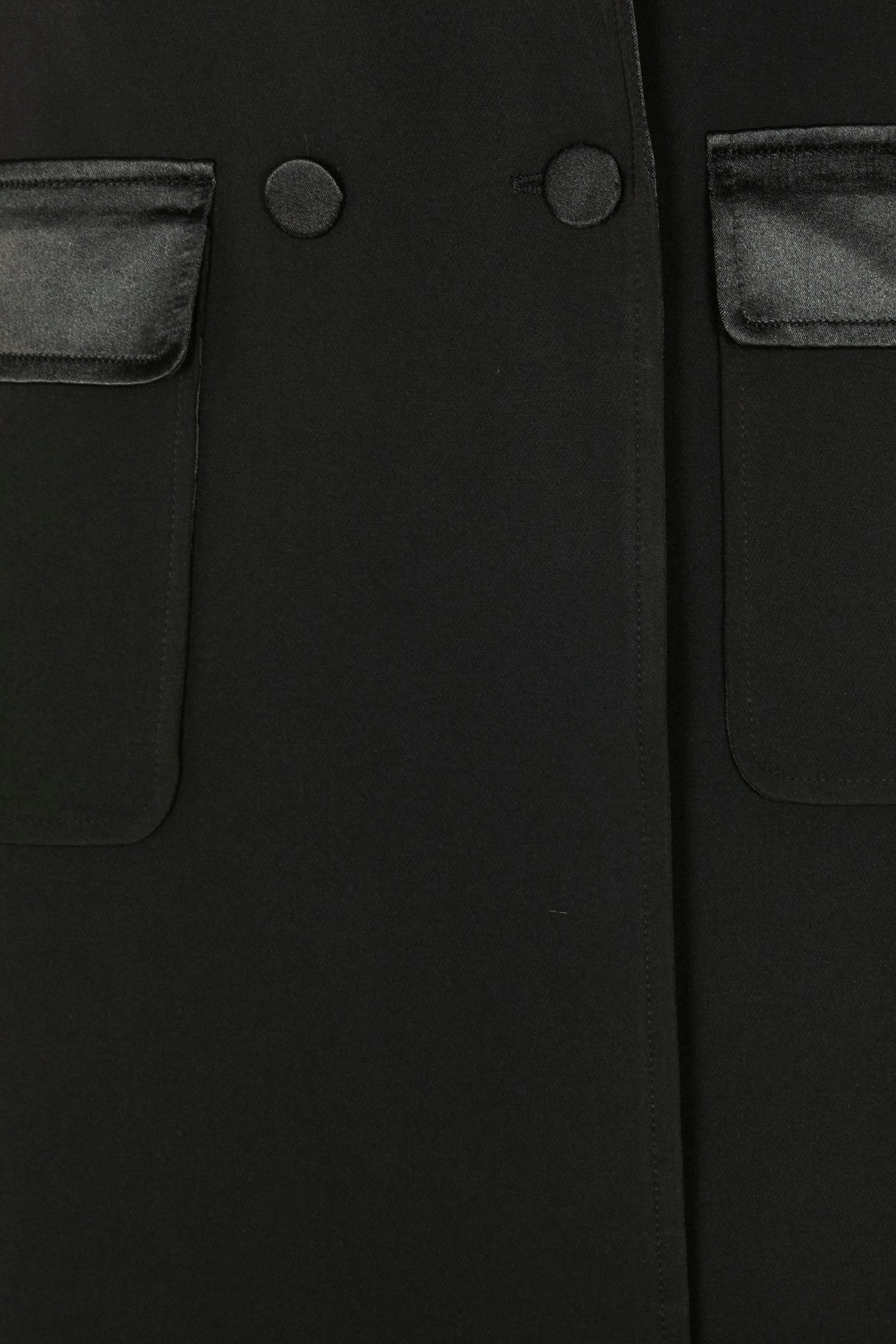 cut out of Black Satin Mix 55 Jacket