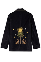 Thumbnail for Black Velvet Running Wild Blazer