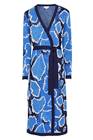 Thumbnail for Blue Animal Maxi Cardigan