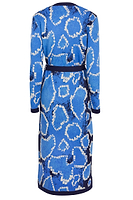 Thumbnail for Blue Animal Maxi Cardigan