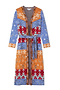 Blue Paisley Anushka Midi Cardi