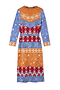 Blue Paisley Anushka Midi Cardi