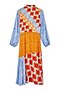 Blue Clash Effie Shirt Dress