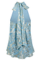 Blue Jacquard Alysa Top