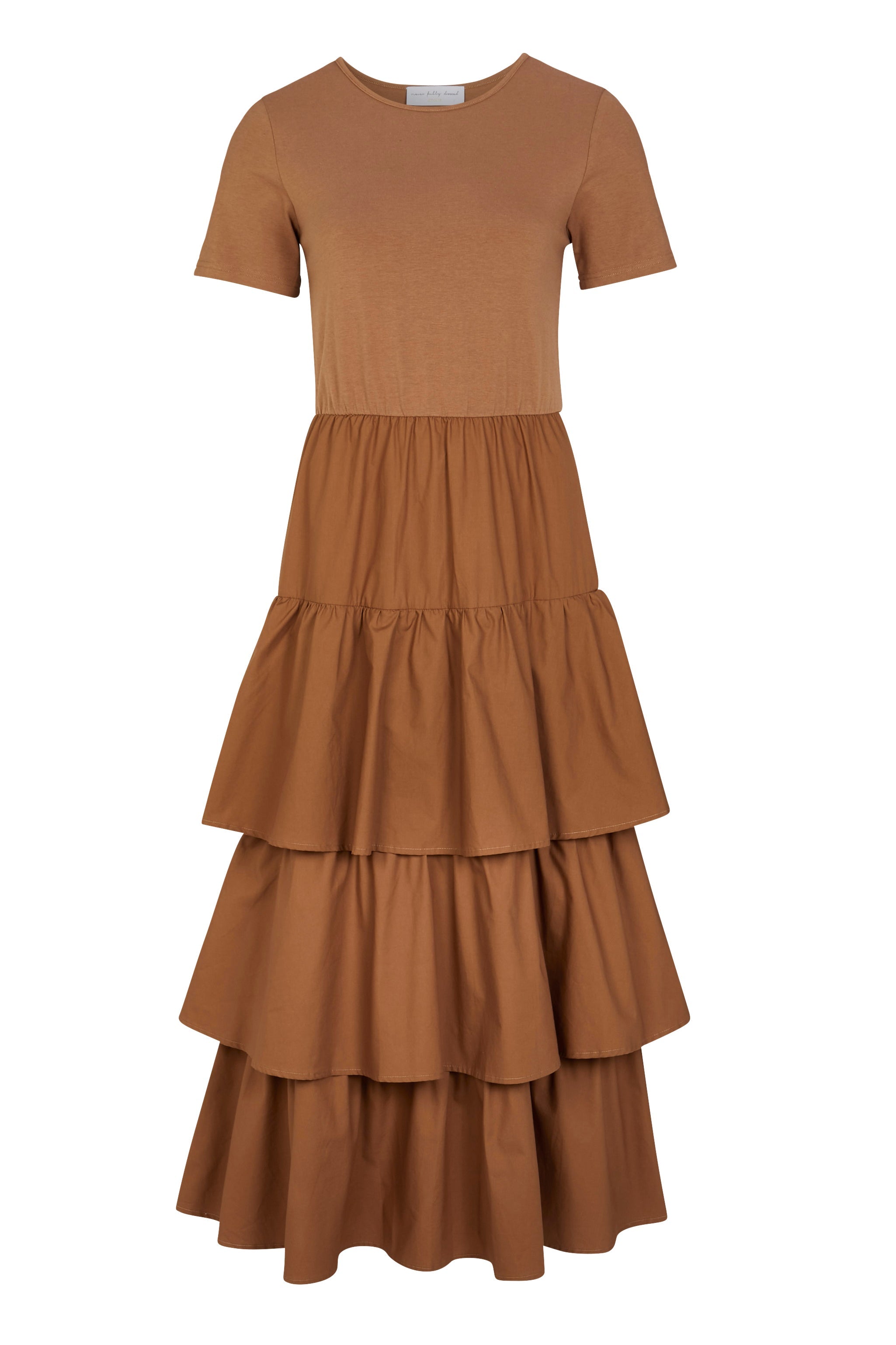 Camel Carrie Dress - Curve