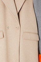 Thumbnail for Close up of knit of Camel Fur Cuff Petra Coat