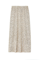Thumbnail for Silver Sequin Dorris Skirt