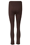 Chocolate Vegan Leather Ponte Leggings