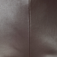 Thumbnail for Chocolate Vegan Leather Ponte Leggings