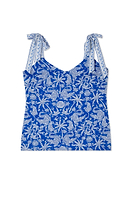 Thumbnail for Blue Mosaic Cami Top