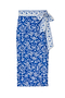 Blue Mosaic Jaspre Wrap Skirt