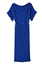 Blue Tilly Plisse Dress
