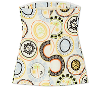 Thumbnail for Cream Mosaic Plate Sol Bandeau Top
