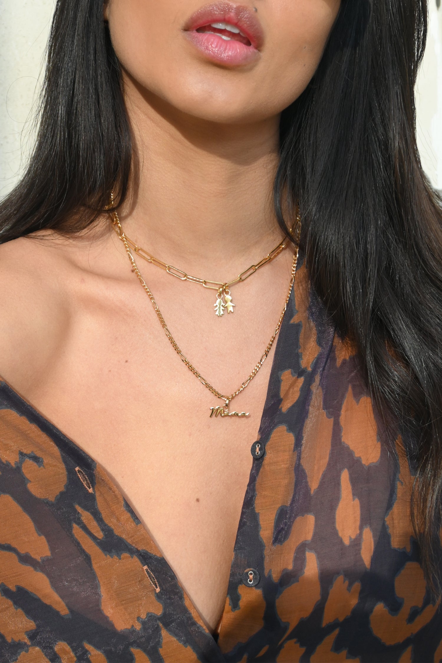 Gold Plated Girl Charm