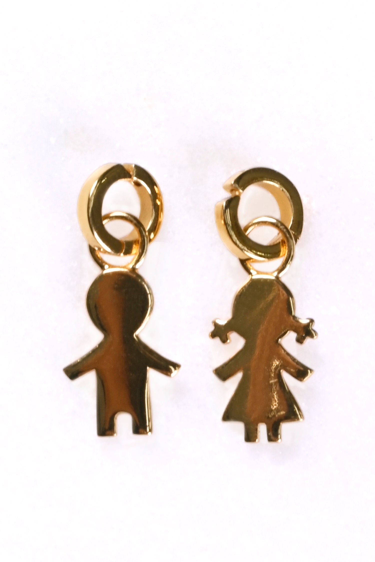 Gold Plated Girl Charm