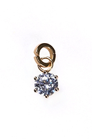 Thumbnail for Gold Plated Solitaire Charm