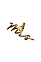 Gold Plated Mrs Charm