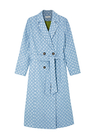 Thumbnail for Denim Harper Trench Coat