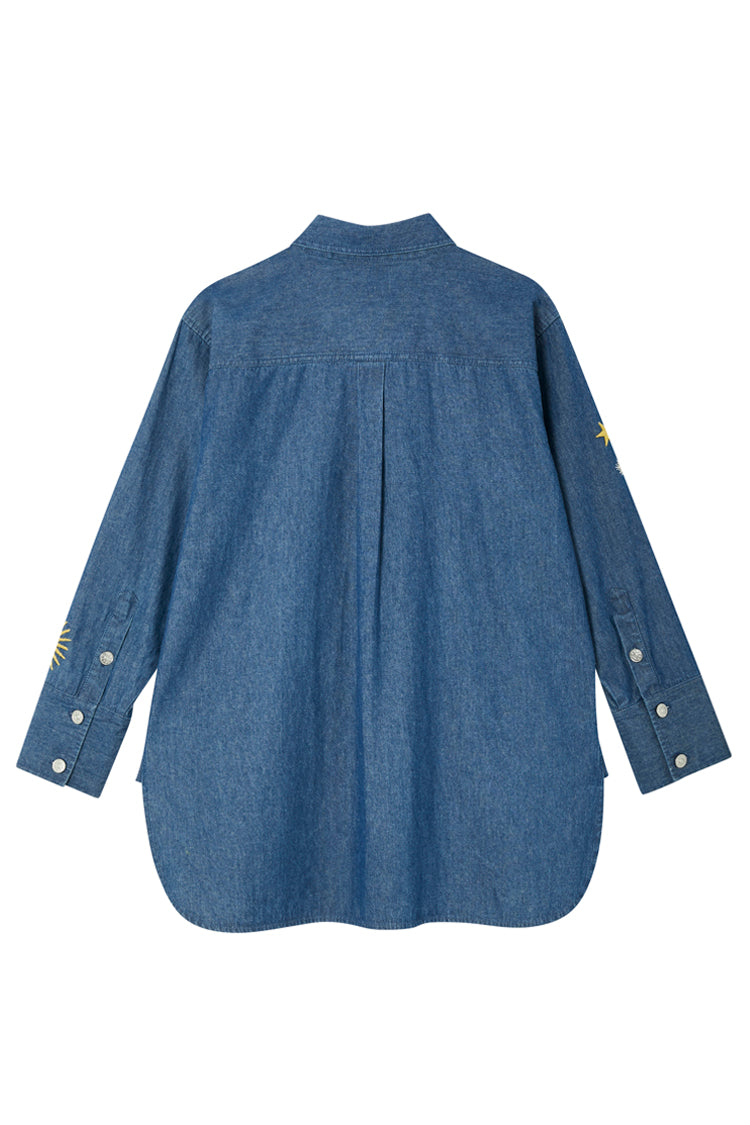cut out of Denim Mystical Nami Shirt