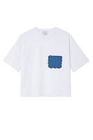Thumbnail for White Denim Pocket T-shirt