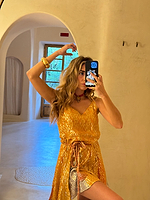 Thumbnail for Desert Sunrise Riri Mini Dress