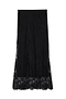 Black Fine Lace Skirt