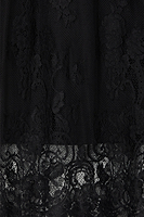 Thumbnail for Black Fine Lace Skirt