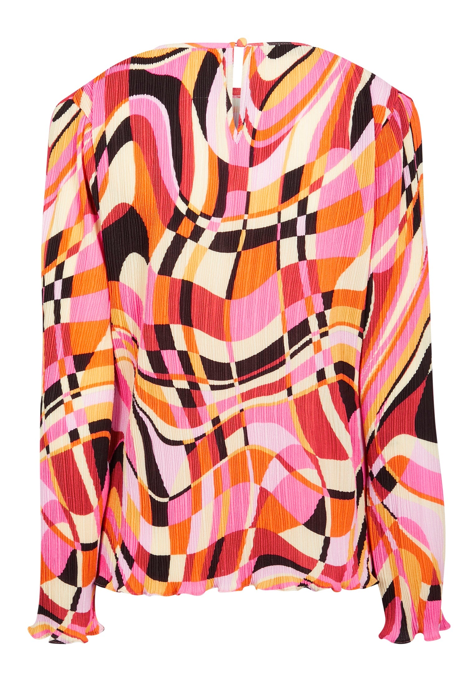 Retro Plisse Top