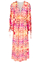 Pink Geo Midi Dress