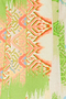 Green Abstract Sol Bandeau Top