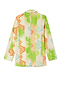 Green Abstract 22 Blazer Petite