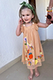 NFD Kids Orange Wonderland Dress