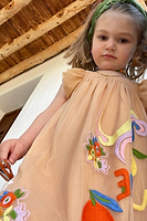 Thumbnail for NFD Kids Orange Wonderland Dress