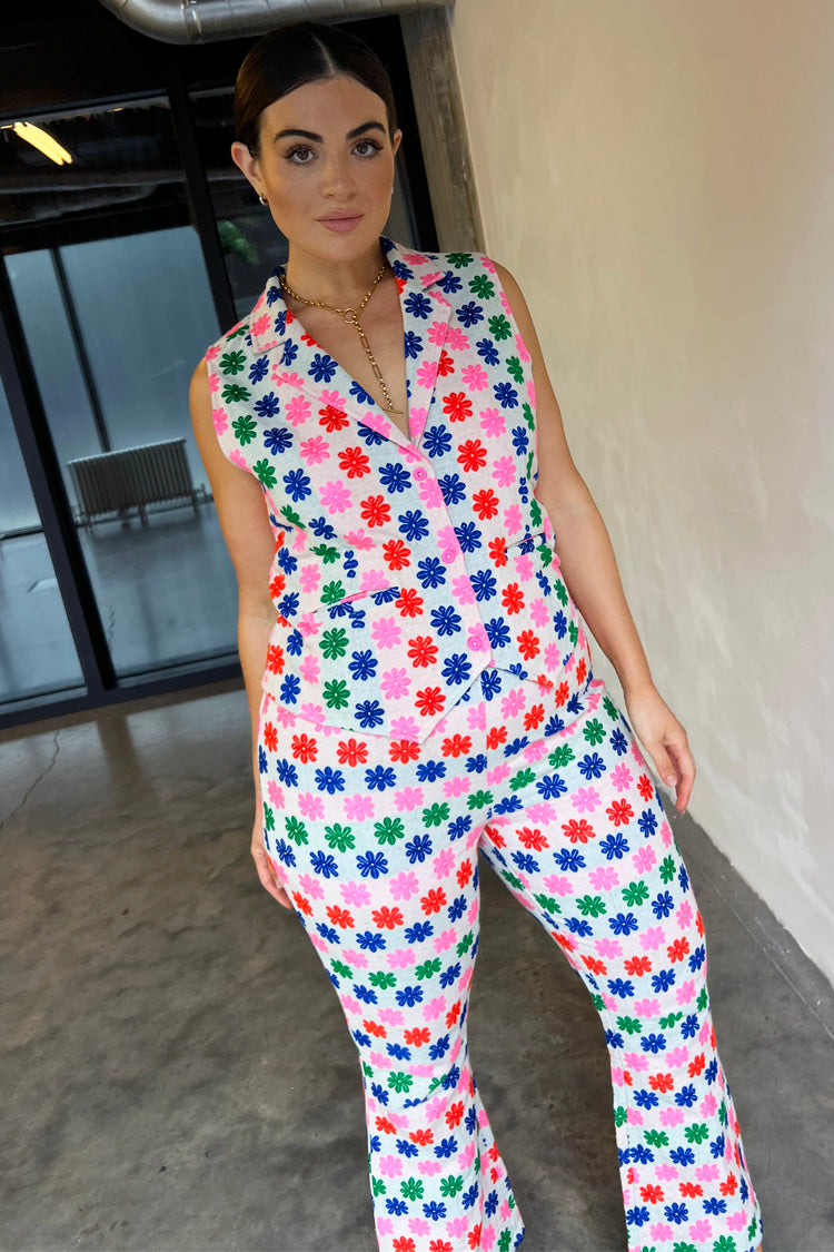 Multi Flower Trouser