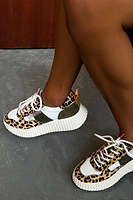 Thumbnail for Leopard and Khaki Trainers