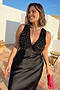 Black Beaded Allegra Dress