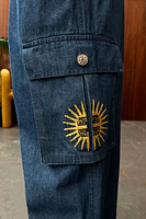Thumbnail for Denim Mystical Cargos Petite