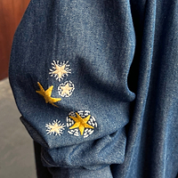 Thumbnail for Close up of Denim Mystical Nami Shirt